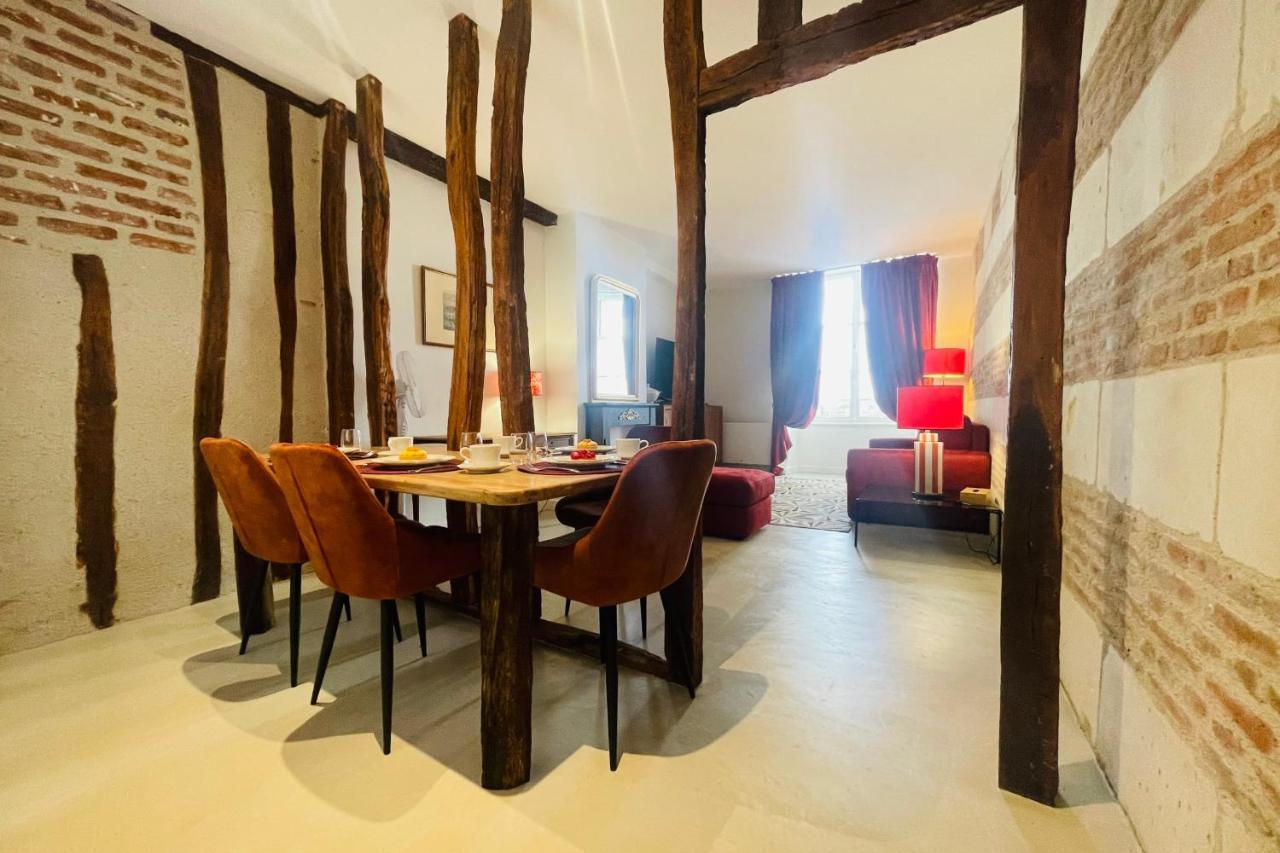 Splendid Apartment At The Foot Of The Castle Of Amboise - View Of The Loir 外观 照片