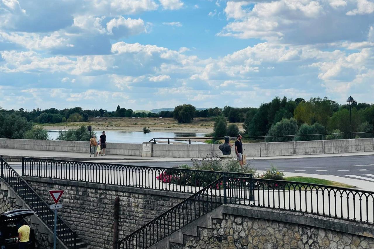 Splendid Apartment At The Foot Of The Castle Of Amboise - View Of The Loir 外观 照片